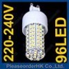  G9 96 LED 3528 SMD Cabinet Bulb Flood Light Warm White 230V 220V 6W 500LM 3000K 