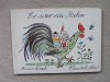 Rainer Kirsch Elisabeth Shaw  Es war ein Hahn   DDR Kinderbuch Pappbuch