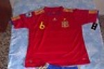  Camiseta Seleccion Española Mundial 2010 A Iniesta 6 Talla XL envio Desde España 