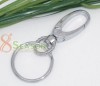  5 Pcs Silver Tone Clasp Key Rings 75mm 