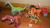  Lot 7 Fisher Price Imaginext Dinosaurs T Rex Mammoth Kentrosaurus Stegosaurus 