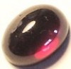  A PAIR OF 10x8mm OVAL CABOCHON-CUT NATURAL ALMANDITE GARNET GEMSTONES £1 NR! 