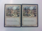 mtg card 2x Ira de Dios (1x firmado) // Wrath of God (1x signed)