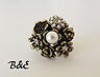  Antiguo Anillo Estilo Vintage Con Perlas Vintage Style Ring with Pearls 