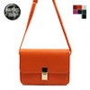  New Women Handbag It Girl Bag Designer Inspired PU Leather Shoulder Purse Orange 