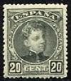  Spain 278 Mint 1901 20c Greenish Black 