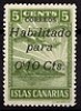  Canarias Habilitado 10 cts Sofima 16 Spain Civil War 