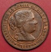 2 1/2 CÉNTIMOS DE ESCUDO ISABEL II 1868 SEVILLA EBC+