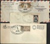  South America Ecuador Stamps on 3 Covers Equator 0 Latitude Quito 