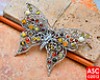  Authentic Baltic Amber Butterfly 925 Sterling Silver Brooch Pin 2 5 8