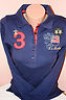  Neu La Martina Damen Langarm Polo T Shirt GR L 