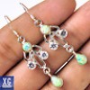  SE59242 Fire Opal Citrine 925 Sterling Silver Earrings Jewelry 