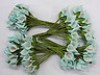  36 x Lily filaments Flower Wedding Make Artificially New Lake Blue Inche 