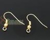  200 Pairs GP Ear Wire Hooks Earring Findings 18x18mm 