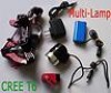  1600Lm CREE XM L LED Flashlight Torch Light Lamp Bike Light Head Lamp TY17 