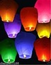  20pcs Fire Sky Chinese Lanterns Birthday Wedding Party 9Colors Hot HK 001 