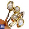  SR105228 Two Tone Rainbow Moonstone 925 Sterling Silver Ring Jewelry s 7 