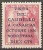  AÑO 1951 Visita Canarias Nº 1089 El de La Foto Usado Valor Cat 72€ 