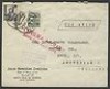  Spain 1937 Civil War Censored Airmail Cover to Holland 