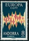  Andorra 1972 CEPT AFA 69 MNH $ 150 