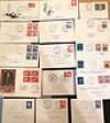  Denmark Kiloware of Covers FDC Kobenhaven 1951 1952 1953 1954 Stamps Thematic 