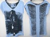  Michael Jackson T Shirt Robe Grey Dress Vest Long Top 