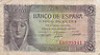  1943 Spain 5 Pesetas Note Pick 127a 