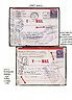  USA 1943 WWII V Mail Envelopes 