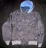  Cazadora Gris Reversible Azul Hombre Talla L 