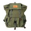  Free Shipping Mens Womens Vintage Military St Backpack School Bag Rucksack 016 