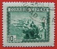  1938 Ejercito Y Marina Ed 849 º 10c Verde Matasellos Correo Franquicia 