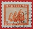  1938 Ejercito Y Marina Ed 849 º 30c Naranja Matasellos Correo Franquicia 