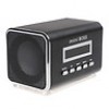  Mini Speaker Amplifier Digital MP3 Player Micro SD TF Card USB Disk FM Black 