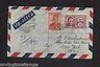  Spain 1945 Registered Cover Madrid to New York City Nice Markings 18 