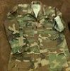  Men's Camouflage Tricolor Military Top Jacket Sz Medium Long 73 4 