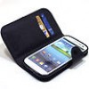  Samsung Galaxy S3 III i9300 Leather Flip Case Cover Pouch Card Holder Black HB 