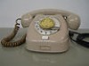  DDR Telefon Von Tesla T65S Beige Mit Wählscheibe 