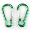  12x 160903 Gourd Shape Green Aluminum Self Locking Carabiner Clip 5 on Sale 