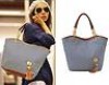  New Style Women Fashion Street Snap Candid Handbag Linen Tote Lady Shoulder Bag 