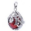  Pure 925 Sterling Silver Harmony Ball Sounds Mexican Bola Pendant H14E1 