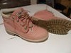  Pink Timberland Boots Size 6 UK Leather Cheap Due to Some Wear Tear 