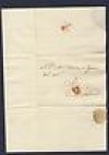  Spain 1826 Folded Pre Philatelic Letter from Pons to Barcelona 7556 