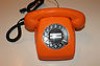  Altes Post Fetap 611 2 Telefon in Orange 