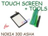  Original Replacement New LCD Touch Screen Glass Tools for Nokia 300 Asha FVLT447 