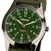  Infantry New Stylish Green Mens Lady Analog Army Fabric Sport Quartz Wrist Watch 