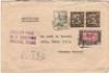  1948 Spain Registered Cover to Texas Passed US Customs Dallas TX D 