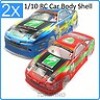  2set 1 10 Scale on Road RC Car Painted PVC Body Shell 190mm Bodyshell 