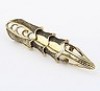  New Fashion Punk Rock Vintage Bronze Full Finger Joint Armor Knuckle Metal Rings 