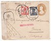  India UK GB 1943 11 10 P St enV Upr Gumla to Red Cross Switzerl Double Censored 