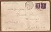  Italy Postal History Cover Spanish Civil War UFF Postale Speciale No 8 1937 